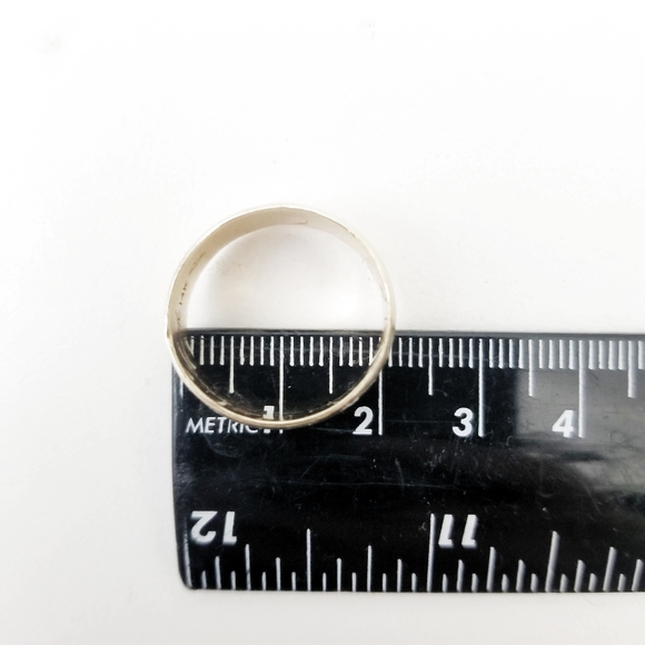 14K Gold Benchmark Men's Wedding Band Ring Size 1.5 - Picture 6 of 10